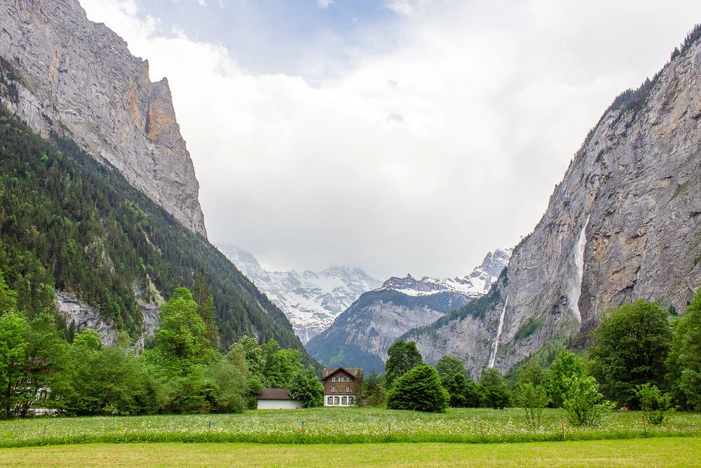 Swiss alpine valley
